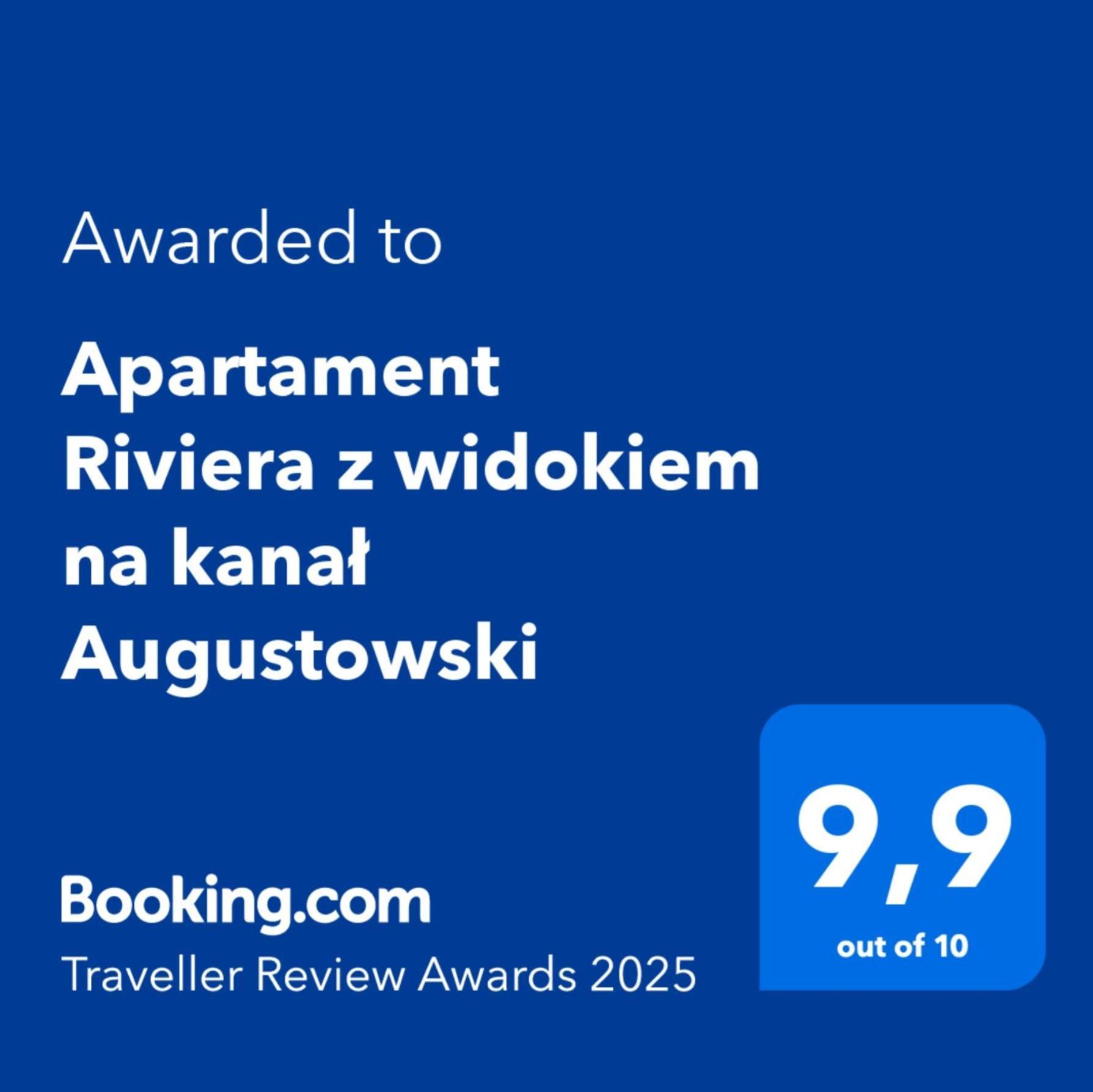 Riviera Z Widokiem Na Kanal Augustowski Apartment